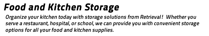 Food and Kitchen Storage